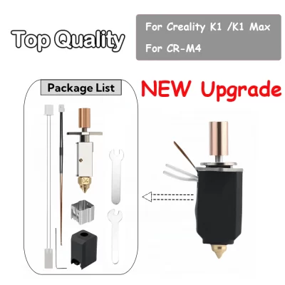 Kit Hotend atualizado para Creality K1 K1 Max 550 ° C Hotend de alta temperatura para extrusora CR-M4 da impressora 3D Creality K1