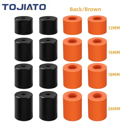 1-6 conjunto de coluna de nivelamento de cama quente, nivelador de plataforma espaçador sólido de silicone para cr10/cr10s CR-X Ende-3 elegoo kobra peças de impressora 3d