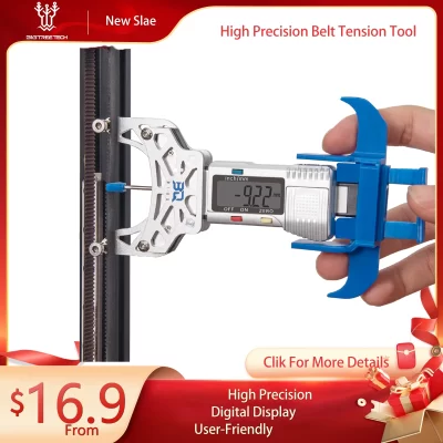 Tensiômetro elástico de cinto btt, medidor de tensão de correia síncrona precisa, medição de detecção para impressoras 3d voron vzbot
