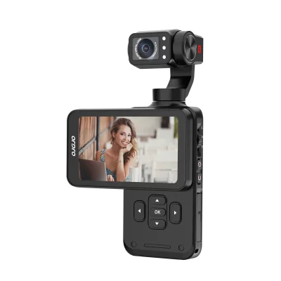 Ordro M5 Vlog Action Pocket Camera 5K 3 eixos anti-shake filmadora de vídeo digital tela de 3,5" rastreamento facial IR Night Vison