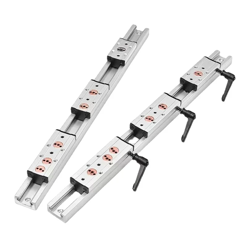 Guia linear de eixo duplo embutido, corrediça de rolo SGR10, bloco SGB10, comprimento do guia 300 400 500 600 700 800, corrediça para madeira, 28mm - Image 2
