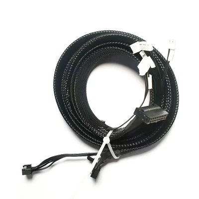 Original anycubic kobra 2 max hotend extrusora cabo de extensão montagem 1.6m comprimento 18pin para kobra 2 plus/2max peças impressora 3d