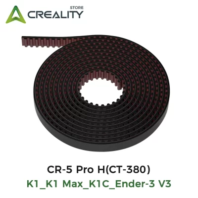 Creality Ender-3 V3 Kit de correia síncrona 1.8M Original para CR-5 Pro H (CT-380)_K1_K1 Max_K1C_Ender-3 V3 Acessórios para impressora 3D