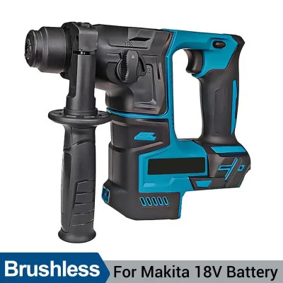Brushless martelo elétrico broca, martelo rotativo sem fio recarregável, perfuração e cinzelamento ferramenta, Makita 18V bateria, 4800ipm