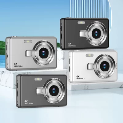 Câmera Digital com Autofoco, Câmera Vlogging, Câmera de Vídeo, 1080P, Zoom 16X, 2.4 in IPS Screen, 96MP, Fotografia, Criança, Adulto