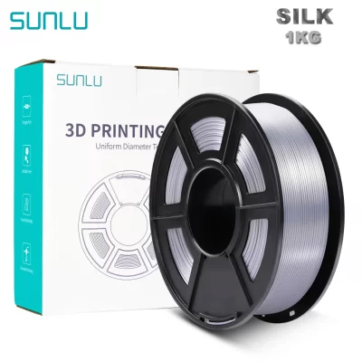 Sunlu filamento de impressora 3d textura de seda sentimento ouro 1kg brilho rico e sedoso pla cobre prata spla filamento materiais de impressão 3d