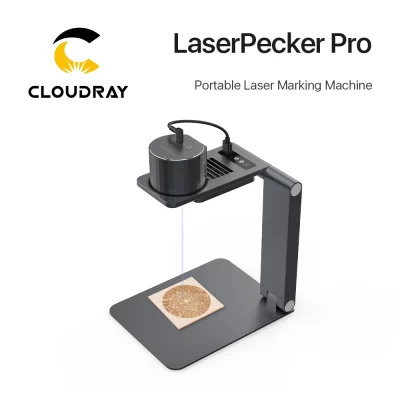 Cloudray diy gravador a laser laserpecker pro marcação a laser portátil máquina a laser 1.6w desktop etcher cortador gravura