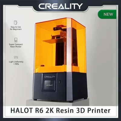 Creality HALOT R6 2K Resina Impressora 3D 2.8 "Tela de toque Trilhos do eixo Z Fonte de luz integral Design robusto Impressora 3D original