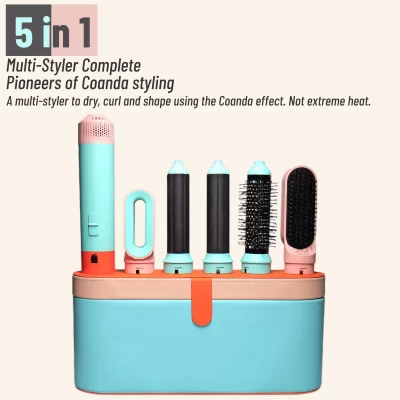 5 em 1 multi modelador novo design secador de cabelo para cabelo 5 em 1 modelador de cabelo com barril de ondulação escova de ar quente ferramenta de estilo multisttyler