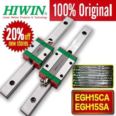 HIWIN Original Trilho de Guia Linear Slide EGH15SA EGH15CA EGH20SA EGH20CA EGH25SA EGH25CA Liga de Aço Para Impressora 3D CNC