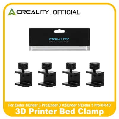 4 pçs clipes de cama de calor de vidro braçadeiras ajustáveis creality impressora 3d braçadeira fixa para ender 3/elnder 3 pro/elnder 3 v2/elnder 3/CR-10