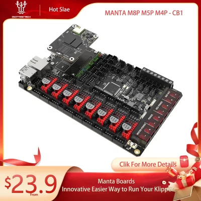 BIGTREETECH-Placa-mãe para impressora 3D, M8P, M5P, M4P, 32bit, Klipper, Marlin, VS Raspberry Pi, CM4, Voron Ender 3
