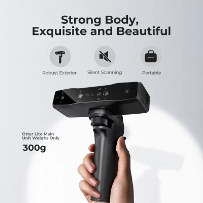Novo scanner 3d creality otter lite, sem fio, cr-scan raptor, 0.05mm, alta precisão, anti-vibração, scanner 3d colorido