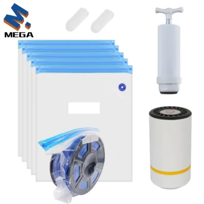 Saco de armazenamento de filamento de impressora 3d pla abs petg saco de vácuo secador segurança resistente à umidade sacos de vedação manter filamento seco selado