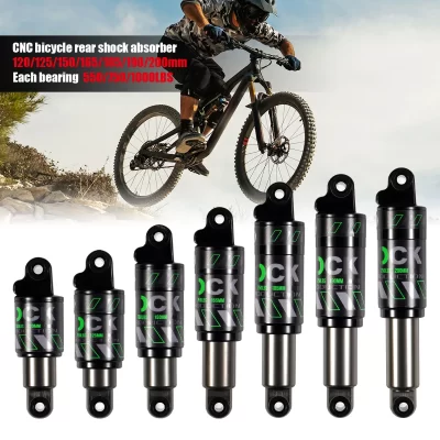 Amortecedor traseiro de bicicleta, suspensão hidráulica, 120mm, 125mm, 150mm, 165mm, 185mm, 190mm,200mm, Dropship