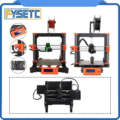 Clone prusa i3 mk3s + kit completo clone prusa v2.1 urso diy kit completo clone prusa i3 mk2.5s mk3s + mmu3s kit completo impressora 3d