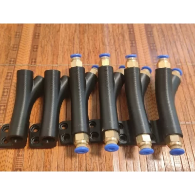 Divisor Y AMS Divisor de três vias Divisor de material de filamento de impressão 3D para BambuLab P1SC P1P P1S X1 X1C Atualizações de impressoras 3D