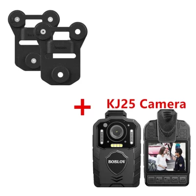 Boblov kj25 câmera corporal 3000mah bateria para 13 horas de gravação de vídeo filmadoras de áudio visão noturna mini câmera usada no corpo