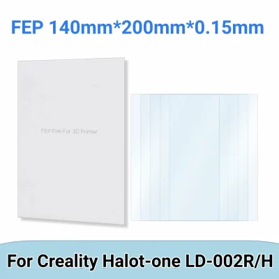 5 Peças Filme FEP Filmes de Liberação 200x140x0,15mm Para Creality Halot-one/LD-002R/LD-002H Peças de Impressora 3D Acessórios de LCD SLA DLP
