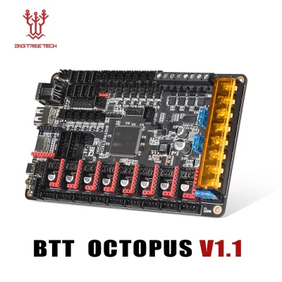 Bigtreetech btt octopus v1.1 placa de controle 32bit tmc2209 tmc2208 uart peças de impressora 3d placa-mãe ender 3 v2 atualização para voron