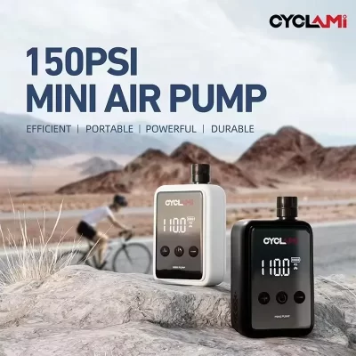 CYCLAMI HW125 Bomba de inflação elétrica para bicicleta Mini inflador de ar portátil de alta pressão 150Psi