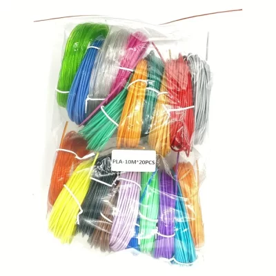 Filamento PLA para 3D Print Material, Multi Cores, Peças da Impressora, 1,75mm, 9 50 100 200 m