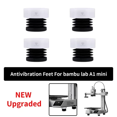Para bambu lab a1 mini impressora 3d anti vibração pés almofada anti-deslizamento anti-choque à prova de poeira almofada de pé de borracha ambulabs a1 mini peças