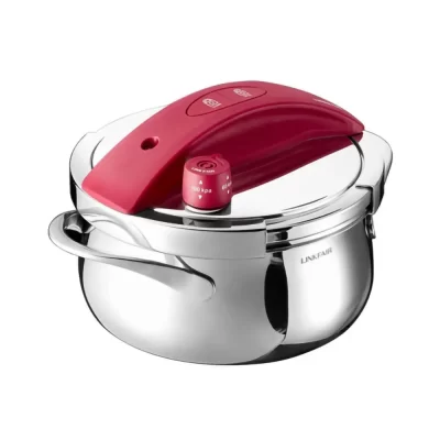 Panela de pressão multifuncional de 120kpa, 3l, pressão limitada, à prova de explosão, panela de pressão de cozinha de aço inoxidável