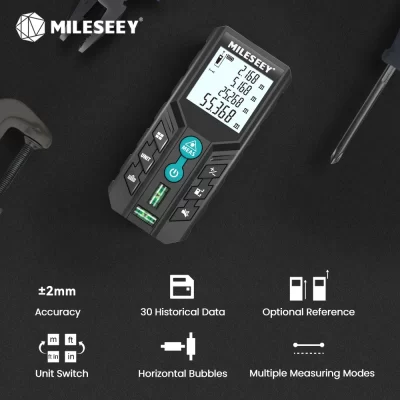 Fita métrica a laser, medidor de distância, Trena, alta qualidade, 40m, 60m, 80m, 100m, 120m, D2
