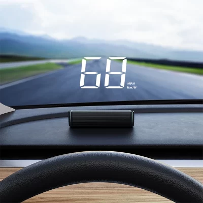 Velocímetro HUD GPS Car, Head Up Display, Medidor de velocidade digital, Projetor de pára-brisa para veículos, Caminhão, Auto Acessórios Eletrônicos