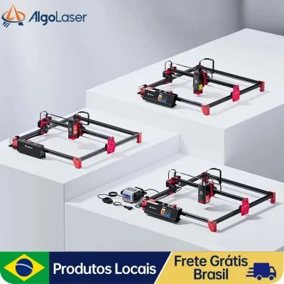 AlgoLaser DIY KIT 20/10/5/2W área de impressora de gravação a laser 40x40CM/30x31CM suporta WIFI/app móvel 12000mm/min ternos para madeira