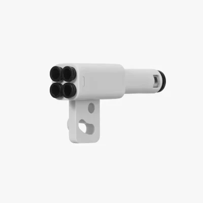Bambu lab peça de impressora 3d 4-em-1 ptfe adaptador material porta de expansão de tubo ams conectar 4 módulos de alimentação para x1/p1 x1c p1s p1p