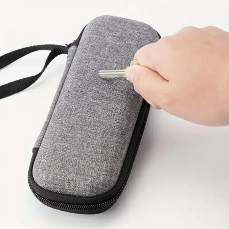 Masculino barbeador caixa de armazenamento portátil navalha viagem saco transporte à prova dwaterproof água caso shakeproof para gillette masculino navalha - Image 5