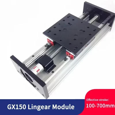 Mesa de movimento do eixo z cnc, palco deslizante, viagem 100-2000mm hgr15, guias lineares sfu1605 sfu1610, suporte de parafuso esférico, servomotor passo