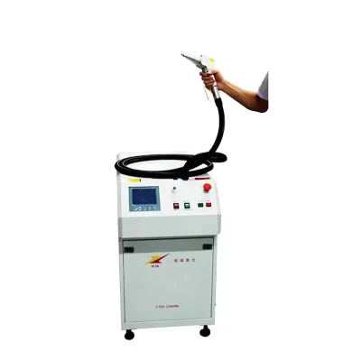 Máquina de solda a laser portátil personalizada de alta qualidade 200W / 400W para metal de ferro de cobre de alumínio