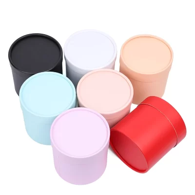 12x12cm caixa de flores redonda caixas de presente de papelão festa de casamento rosa flor embalagem decoração dia dos namorados caixa de embrulho de presentes