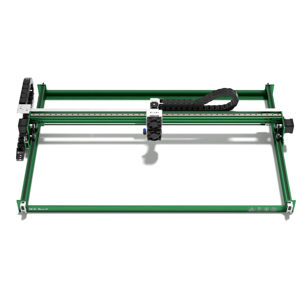 Neje max 4 e80 24w gravador a laser 4 eixos máquina de corte a laser cnc kit básico + pente de mel + bomba de ar + extensão + rotativo - Image 2