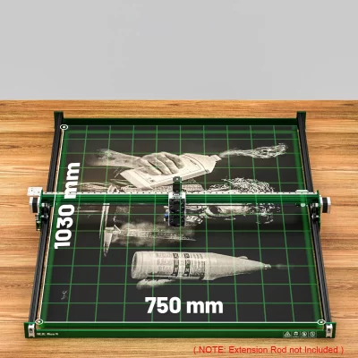 Neje max 4 e80 máquina de gravação a laser de alta potência roteador madeira desktop 4 eixos gravador a laser industrial máquina corte