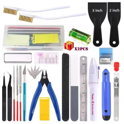Peças de impressora 3d, alicate diagonal de fio eletrônico, faca de corte, raspador, conjunto de cortador de rebarbação, alicate, kit de ferramentas de impressora 3d