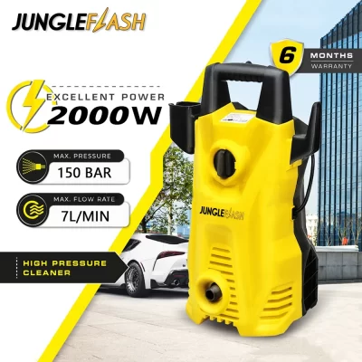 JUNGLEFLASH 2000w de alta pressão mais limpo jato água pulverizador ferramentas limpeza para karcher lavagem carro pistola água do jardim rega arma