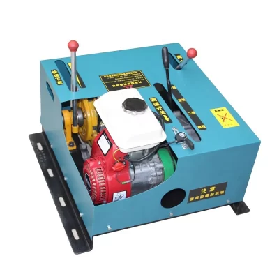 Guincho horizontal resistente, talha a gasolina, máquina de tração, guincho elétrico, canteiro de obras, talha de motor a gasolina