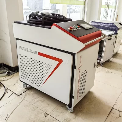 Soldador de fibra portátil 1000w 2000w 3000w, limpeza de corte, 3 em 1, máquinas de solda a laser para aço, metal, alumínio inoxidável