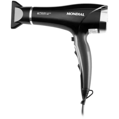 Secador de Cabelo Mondial Tourmaline Íon Preto - 110V
