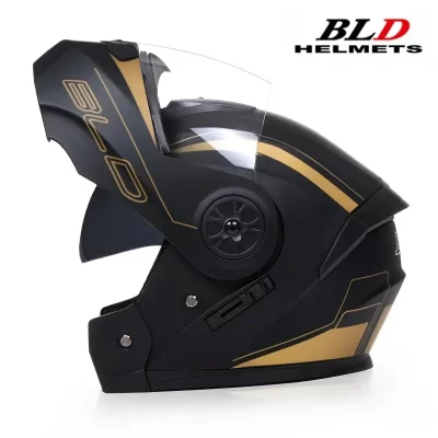 Capacete de moto integral para homens e mulheres, personalizado, lente dupla, flip up, corrida de motocross, modular, moda