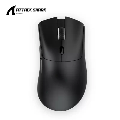 Mouse gamer sem fio Attack Shark R1, PAW3311 1KHZ 18000dpi, mouse Bluetooth, mouse macro para jogos, mouse pad/pc