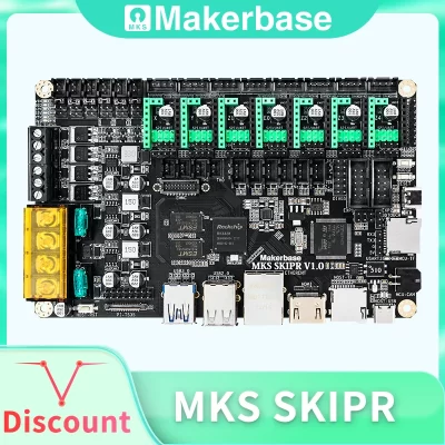 Makerbase MKS SKIPR Placa de impressora 3D Quad-core 64bits SOC funciona Klipper e tela de 3,5/5,0 polegadas para placa Voron VS Raspberry Pi
