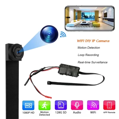 Toopro n3 mini câmera hd 1080p wifi câmera de segurança em casa pequena filmadora vista remota diy portátil módulo sem fio gravador vídeo