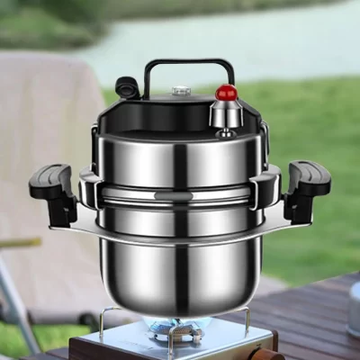 Multifuncional Outdoor Pressure Rice Cooker, rapidamente cozinhar pote, fácil de usar, 5 minutos, 2L