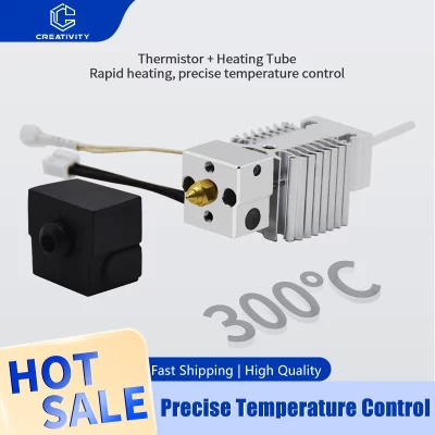 Kit de atualização hotend ender 3 v3 se, kit de bloco de aquecimento, garganta de aço inoxidável, cabeça de impressão de alta temperatura para impressora 3d ender3 v3 se