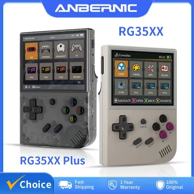 ANBERNIC RG35XX Plus/RG35XX Retro Console de jogos portátil Tela IPS de 3,5 ′′ Linux Leitor de videogame portátil Suporte HD-M-I TV Outpu